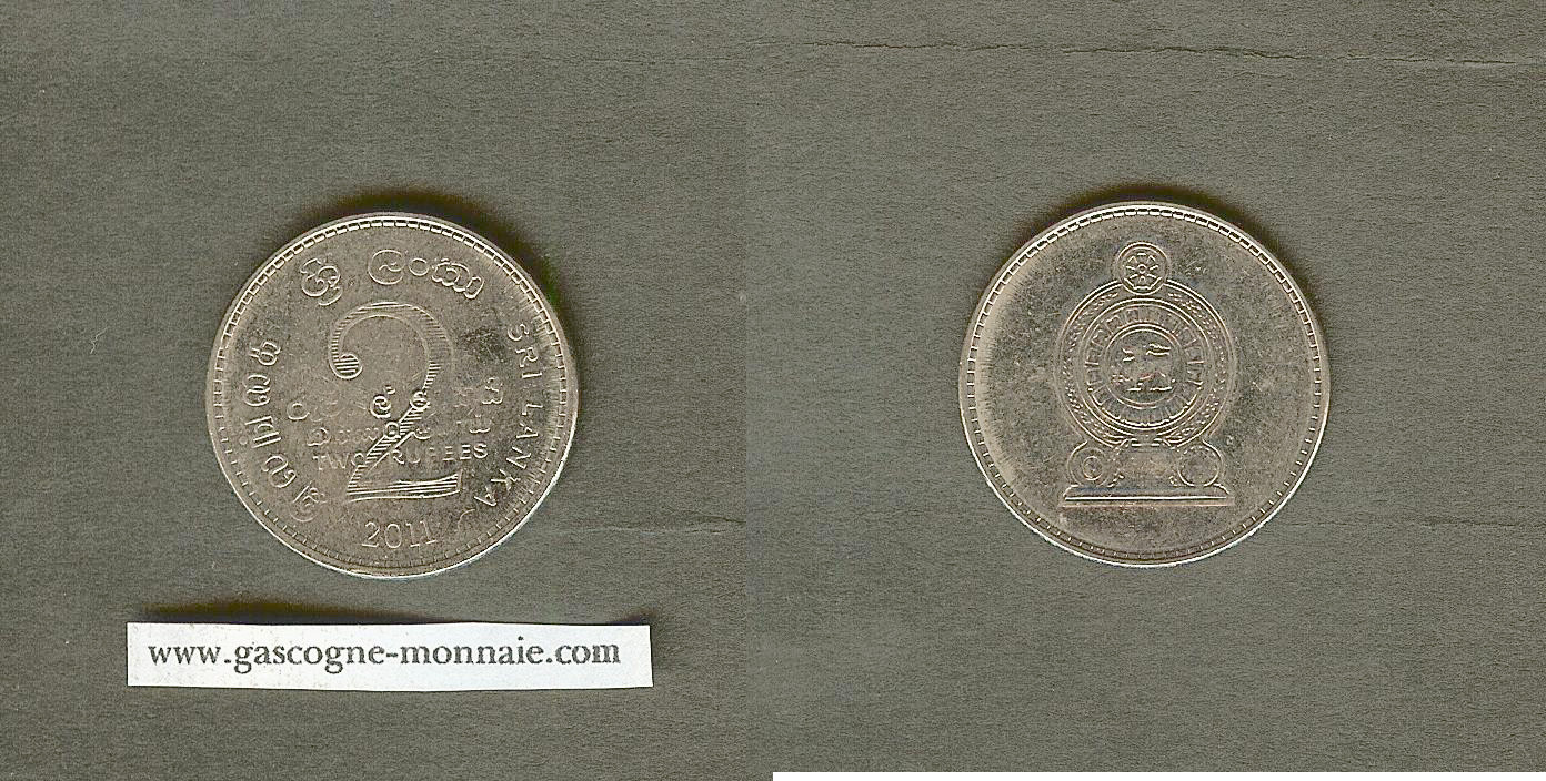 Sri Lanka 2 rupees 2011 AU